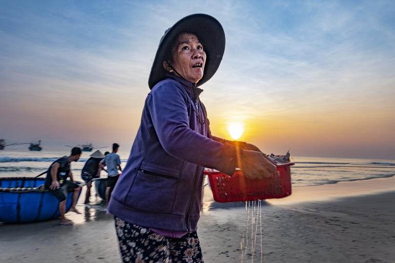 Cam Ha morning market in Hoi An