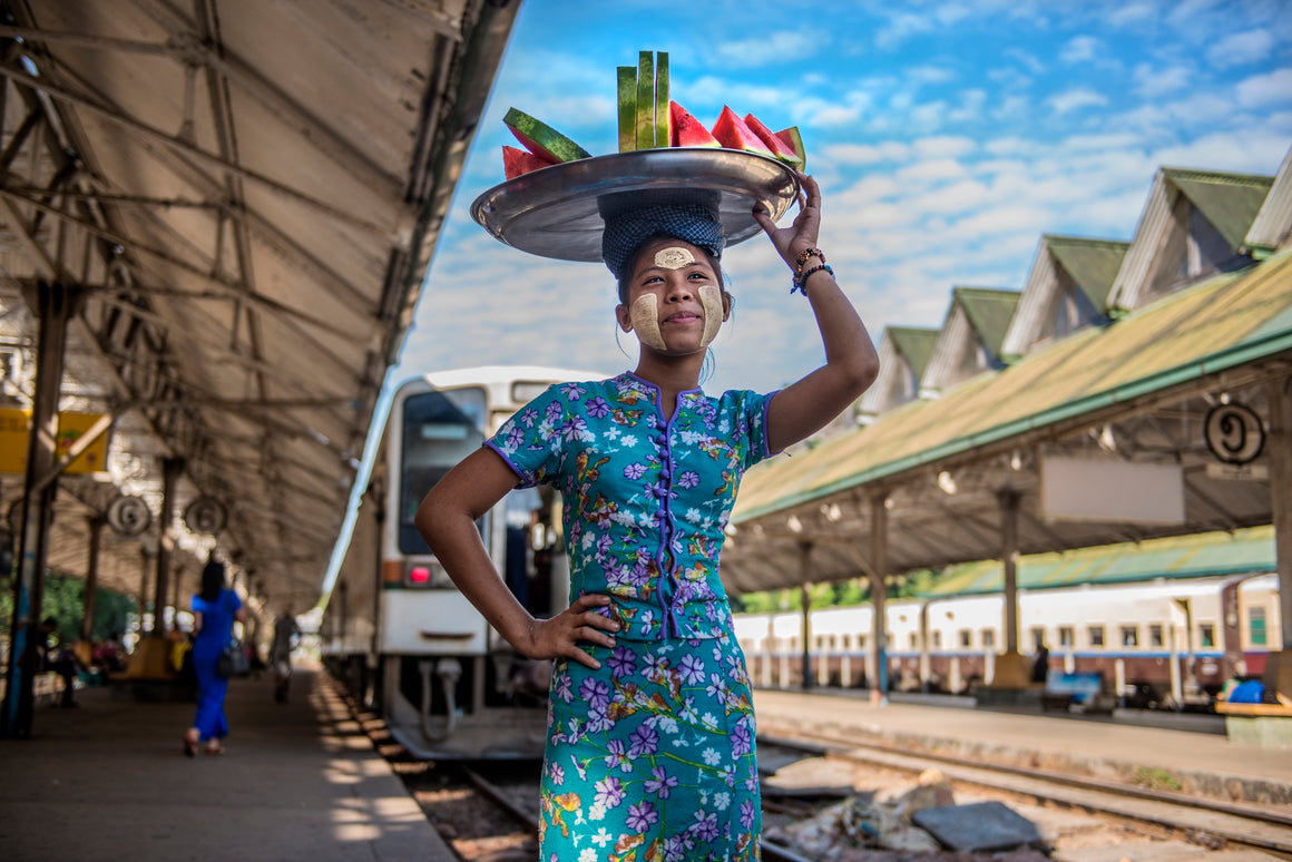 Yangon by the circular train