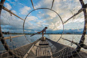 Balancing fishermen of Inle lake