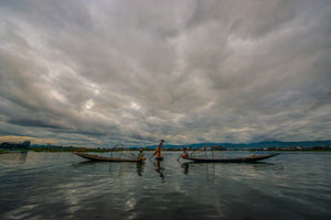 Balancing fishermen of Inle lake