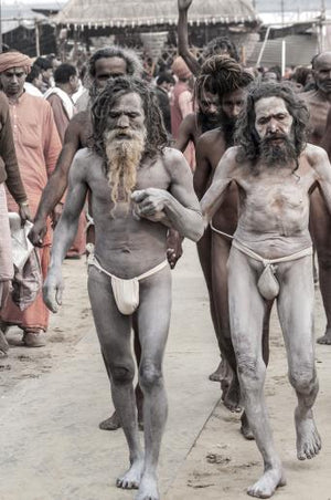 Naga sadhu at Kumbh Mela