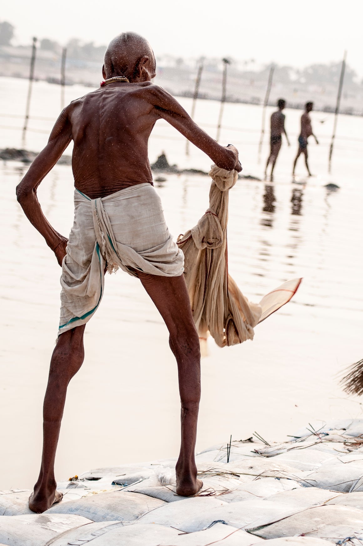 A sacred baptism during the Kumbh Mela